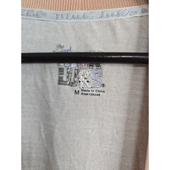 The Original Muk Luks Women's Long Sleeve Open Cardigan Pink M - Picture 2 of 8